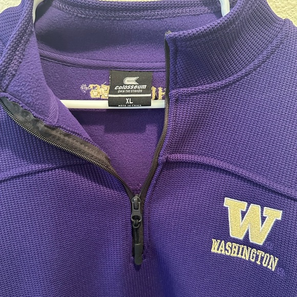 Colosseum Activewear - NCAA Quarter-zip Washington Huskies Men’s Pullover - Picture 8 of 9